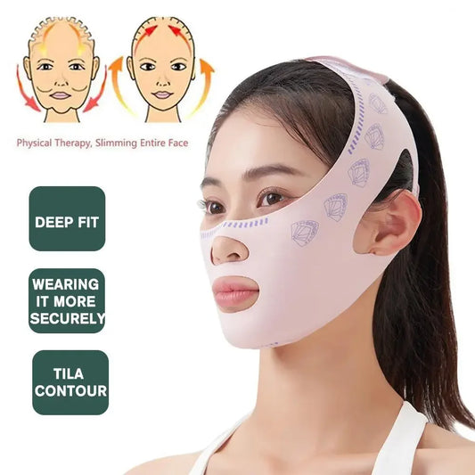 Chin & Cheek Slimming Bandage β V Shaper V-Line Lifting Mask, Face Lifting Anti-Wrinkle Sleeping Strap