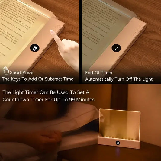 Clear LED Book Reading Light