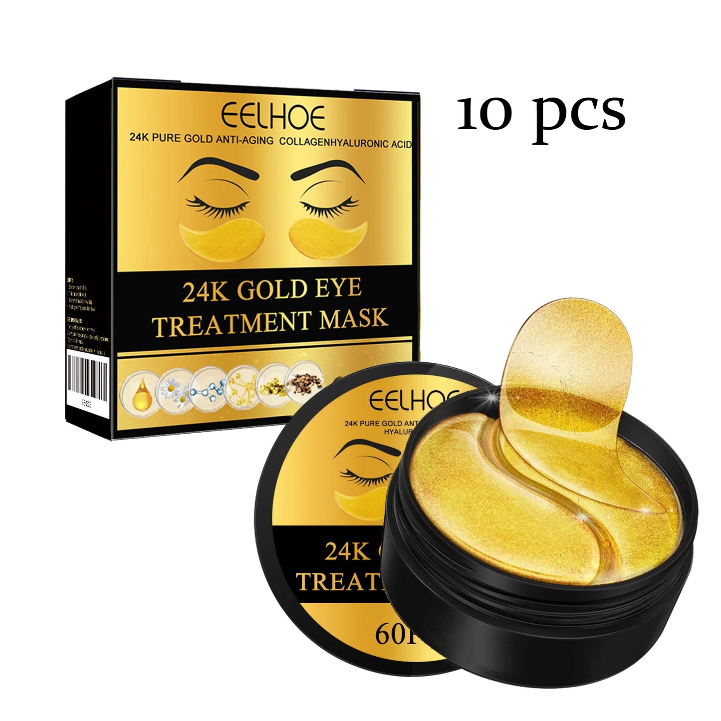 EELHOE Collagen Eye Mask Patch – Moisturizing, Dark Circle Removal & Anti-Wrinkle Care