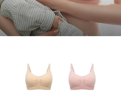 High Quality Plus Size Nursing Bra – Breathable Seamless Maternity Breastfeeding Bra, Wire-Free Push-Up Support