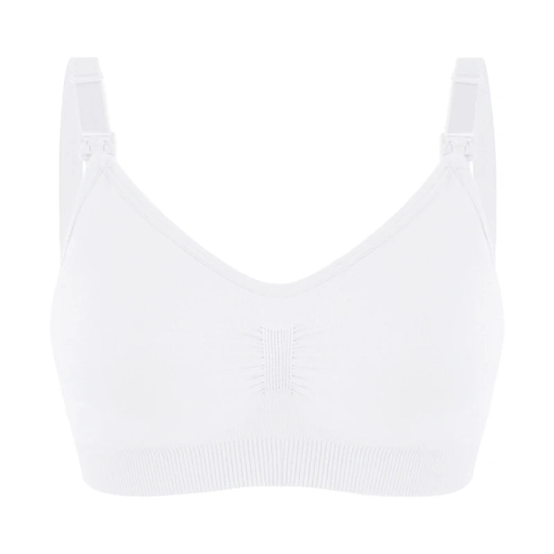High Quality Plus Size Nursing Bra – Breathable Seamless Maternity Breastfeeding Bra, Wire-Free Push-Up Support