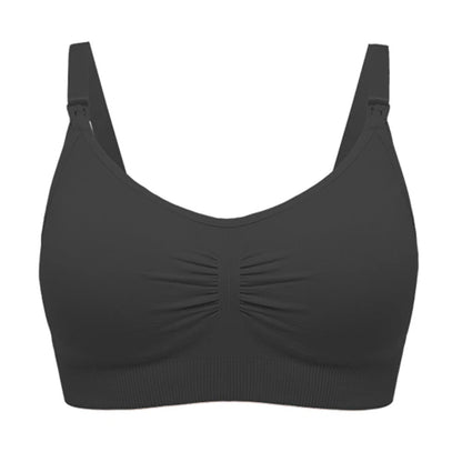 High Quality Plus Size Nursing Bra – Breathable Seamless Maternity Breastfeeding Bra, Wire-Free Push-Up Support