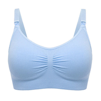 High Quality Plus Size Nursing Bra – Breathable Seamless Maternity Breastfeeding Bra, Wire-Free Push-Up Support