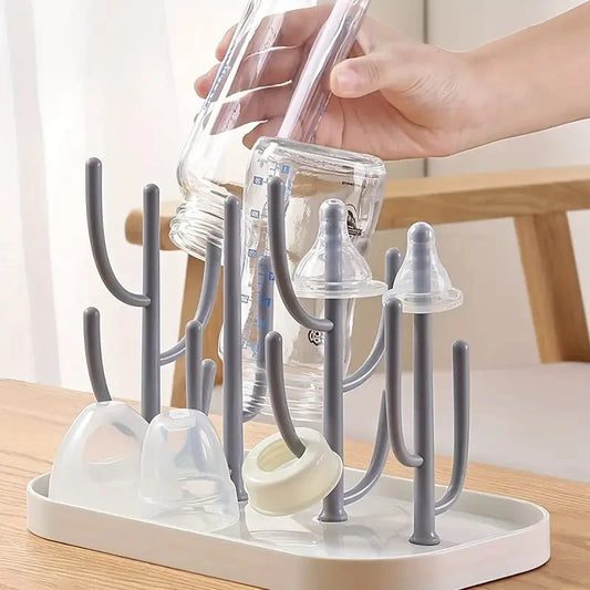 Baby Tree-Shaped Milk Bottle Drying Rack