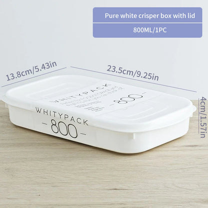Japanese Frozen Meat Packaging Box – Food Grade Refrigerator Storage & Divided Food Prep Container