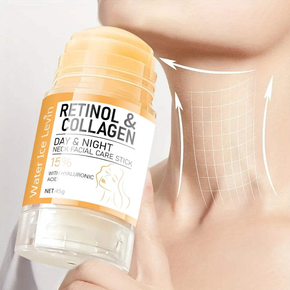 Retinol and Collagen Facial Neck Cream, Lifting Neck, Firming and Moisturizing Skin