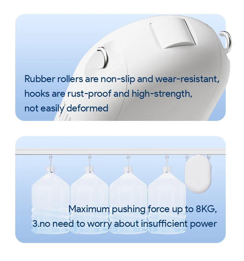 Tuya Smart Curtain Robot Motor with Hooks | Bluetooth / Zigbee Curtain Opener