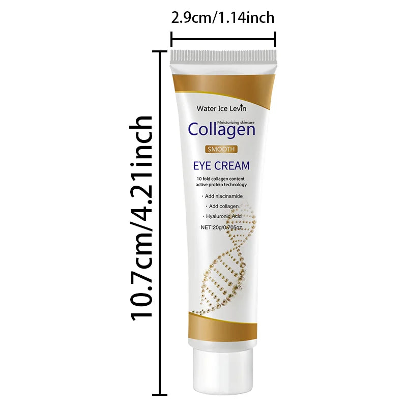 Collagen Eye Cream – Anti Dark Circles, Eye Bags & Puffiness, Firming & Moisturizing Eye Care