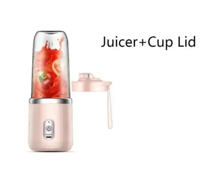 HOMEFISH Portable Juice Extractor – Rechargeable Mini Juice Cup for Juicing, Milkshakes & Mixing