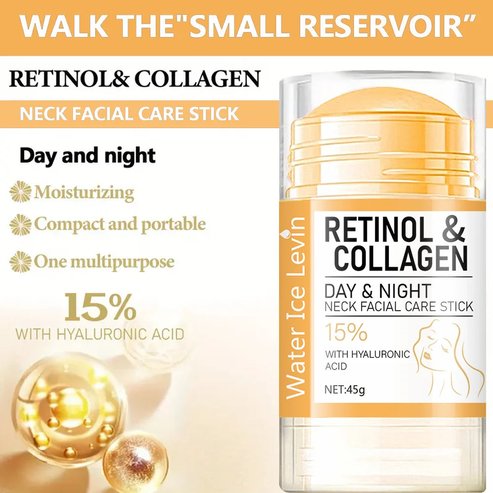 Retinol and Collagen Facial Neck Cream, Lifting Neck, Firming and Moisturizing Skin