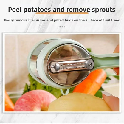 Stainless Steel Double-Sided | Fruit &amp; Vegetable Peeler