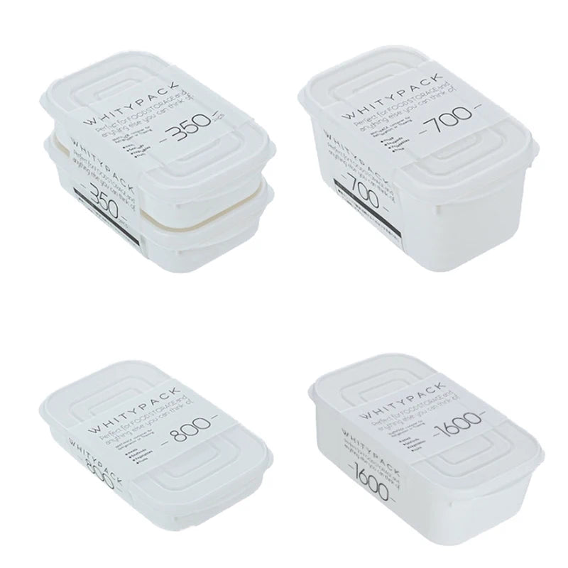 Japanese Frozen Meat Packaging Box – Food Grade Refrigerator Storage & Divided Food Prep Container