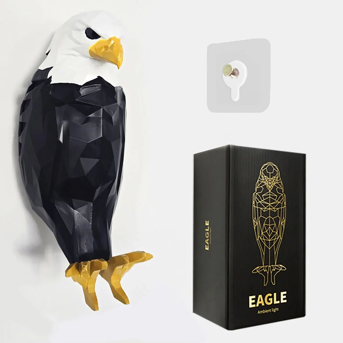 3D Wall Lamp Eagle Shape Projector | Modern Creative Atmosphere Light 3D Printed Animal Wall Lamp for Halloween & Christmas