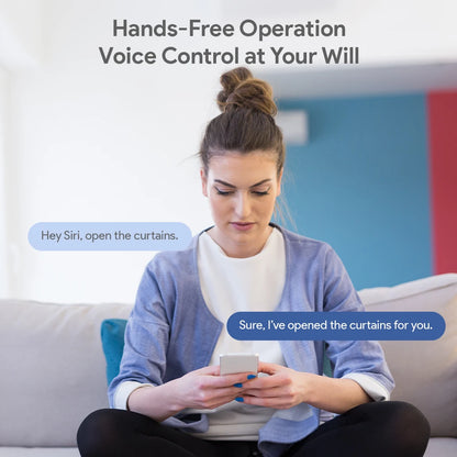 Tuya Smart Curtain Robot Motor with Hooks | Bluetooth / Zigbee Curtain Opener