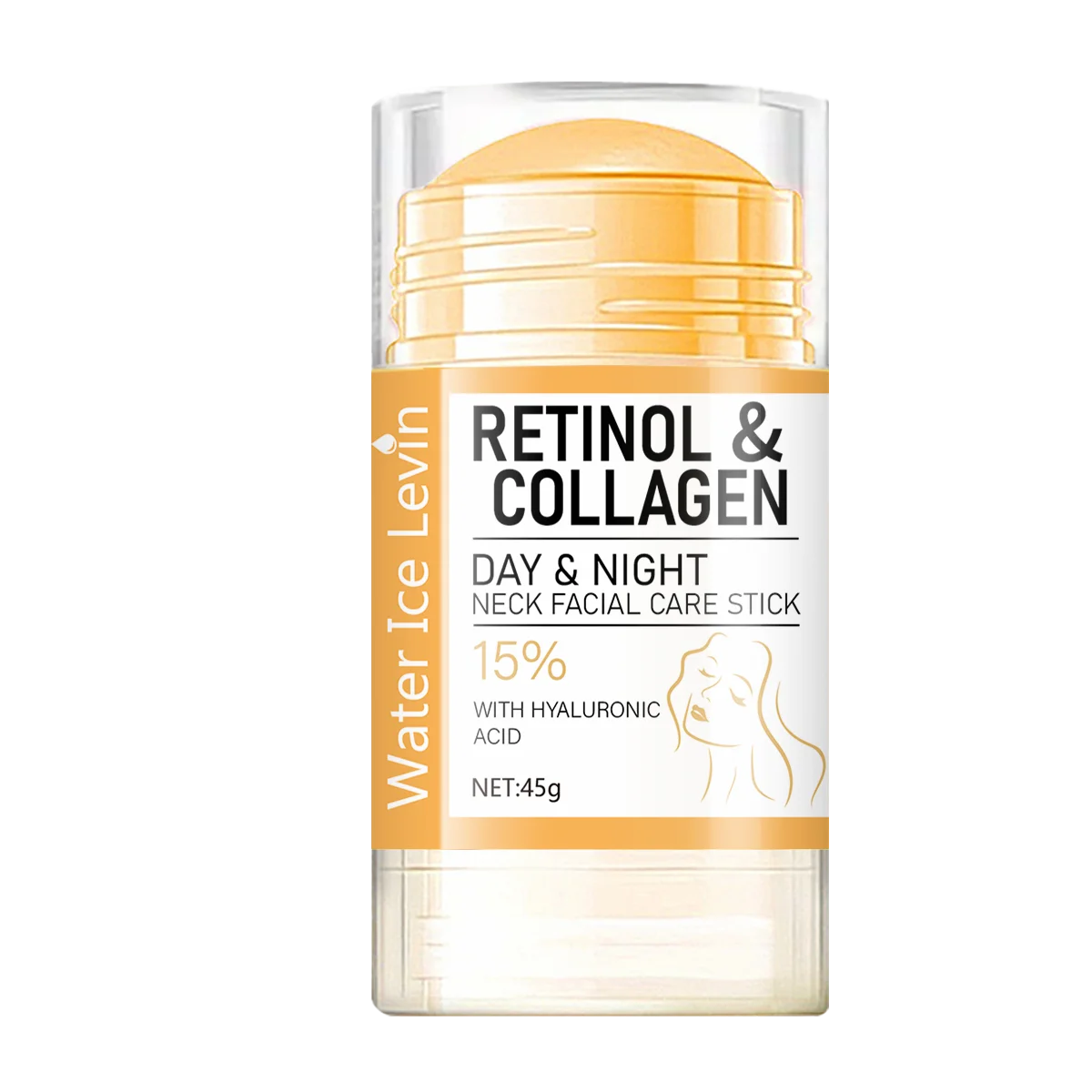 Retinol and Collagen Facial Neck Cream, Lifting Neck, Firming and Moisturizing Skin