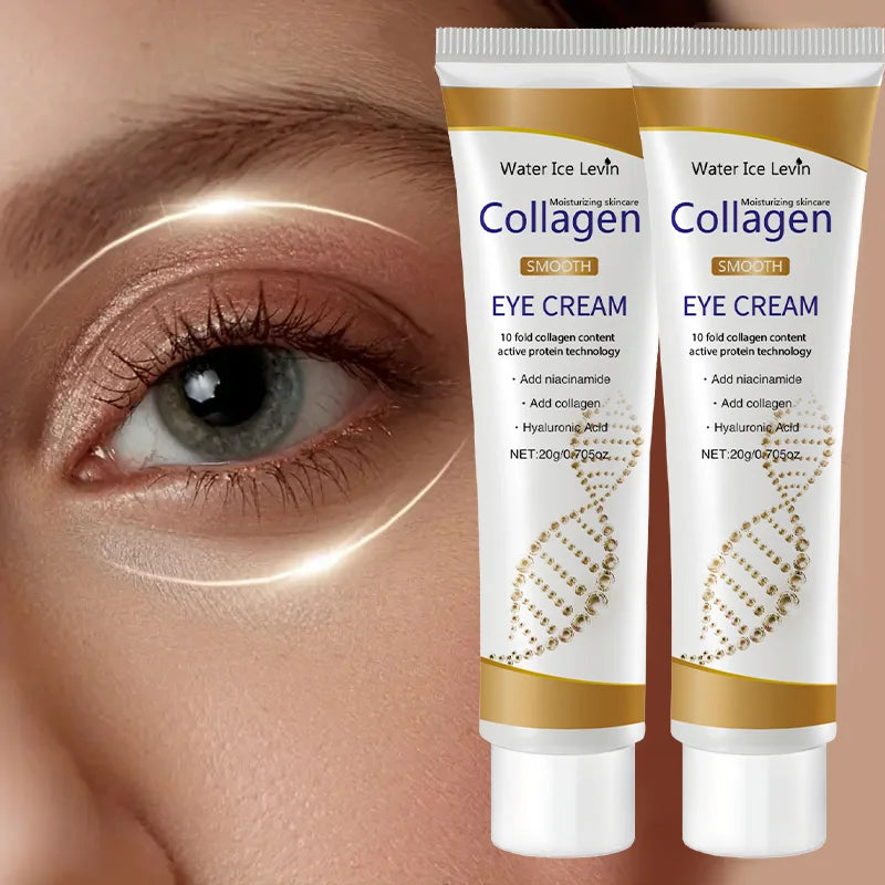 Collagen Eye Cream – Anti Dark Circles, Eye Bags & Puffiness, Firming & Moisturizing Eye Care