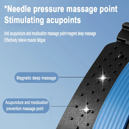 Lumbar Stretcher Device for Lower Back Pain – Yoga Spine Correction & Chiropractic Back Support Pillow