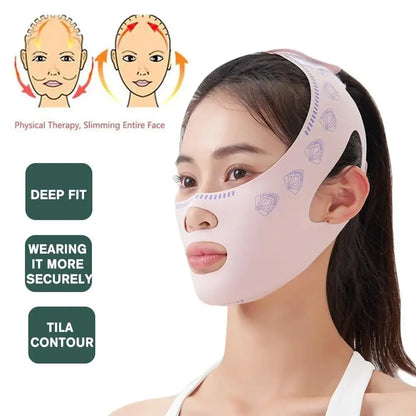 Chin & Cheek Slimming Bandage – V Shaper V-Line Lifting Mask, Face Lifting Anti-Wrinkle Sleeping Strap