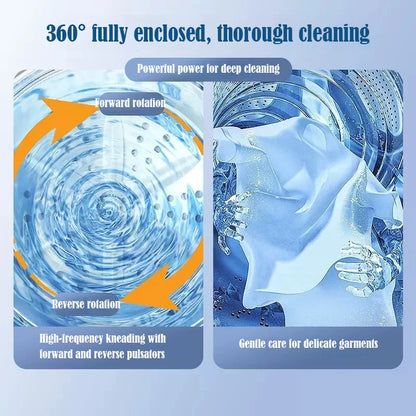 Portable Mini Washing Machine 1.5L | Wireless Underwear & Socks Cleaner