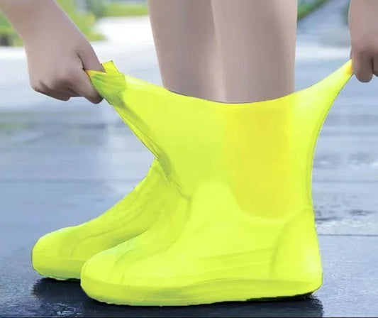 Reusable Silicone Waterproof Shoe Covers | Anti-Slip Rain Overshoes for Outdoor Use