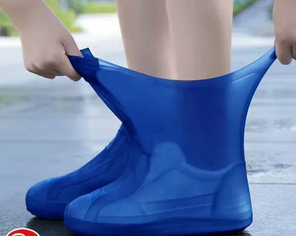 Reusable Silicone Waterproof Shoe Covers | Anti-Slip Rain Overshoes for Outdoor Use