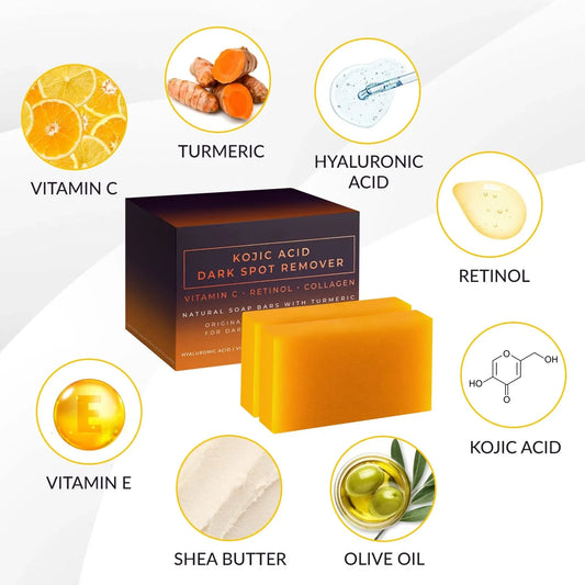 Kojic Acid Turmeric Soap  Dark Spot Remover