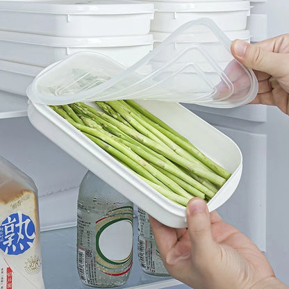 Japanese Frozen Meat Packaging Box – Food Grade Refrigerator Storage & Divided Food Prep Container
