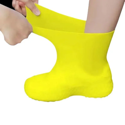 Reusable Silicone Waterproof Shoe Covers | Anti-Slip Rain Overshoes for Outdoor Use