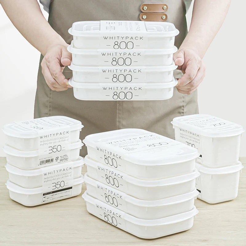 Japanese Frozen Meat Packaging Box – Food Grade Refrigerator Storage & Divided Food Prep Container