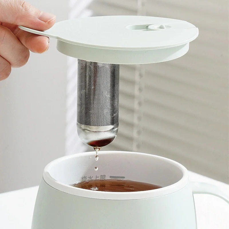 500ml Mini Electric Kettle Smart Health Cup | Multi-Function Heating & Stew Cup for Office & Home