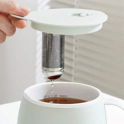 500ml Mini Electric Kettle Smart Health Cup | Multi-Function Heating & Stew Cup for Office & Home