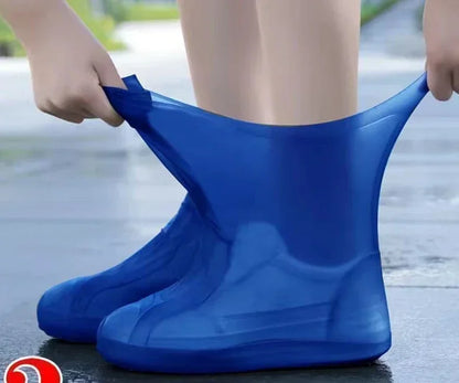 Reusable Silicone Waterproof Shoe Covers | Anti-Slip Rain Overshoes for Outdoor Use