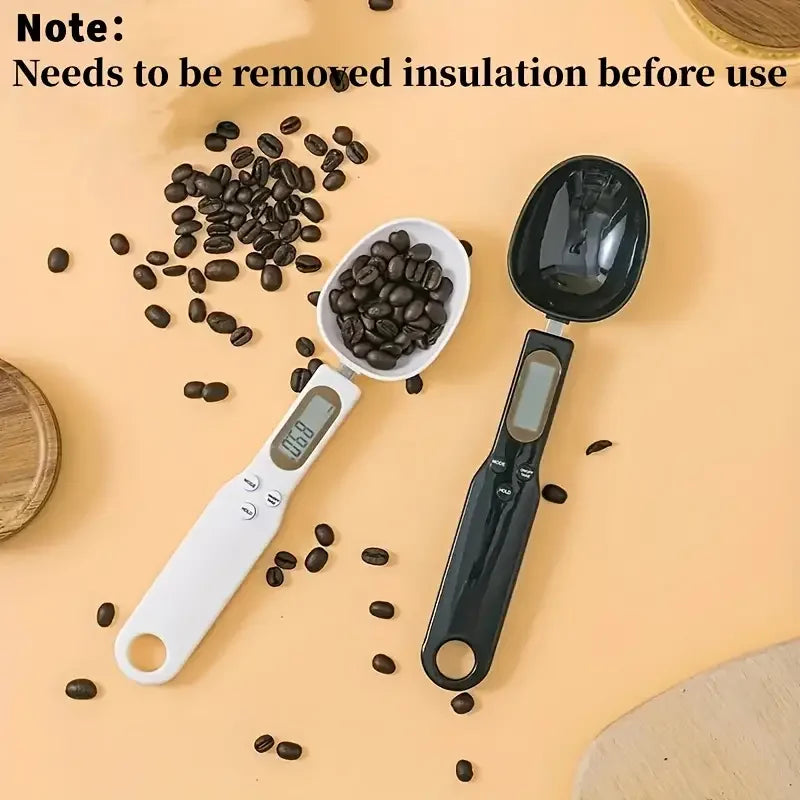 Mini Digital Spoon Scale 0.1–500g | LCD Electronic Kitchen Measuring Spoon | Coffee, Milk Powder & Baking Scale