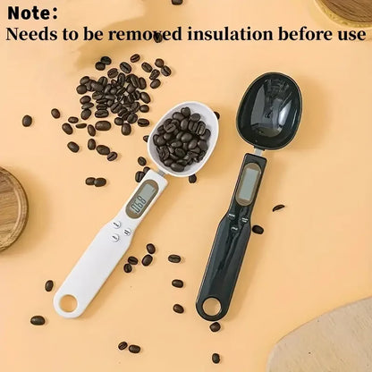 Mini Digital Spoon Scale 0.1–500g | LCD Electronic Kitchen Measuring Spoon | Coffee, Milk Powder & Baking Scale